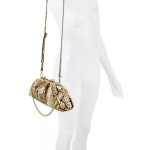Elegant Snake Print Shoulder Bag